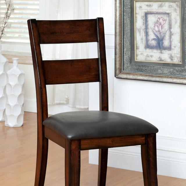 DICKINSON I Dark Cherry Side Chair (2/CTN) - Jay's Mattress Plus (NY)