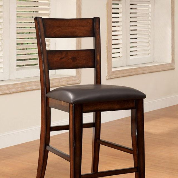 DICKINSON II Dark Cherry Counter Ht. Chair (2/CTN) - Jay's Mattress Plus (NY)