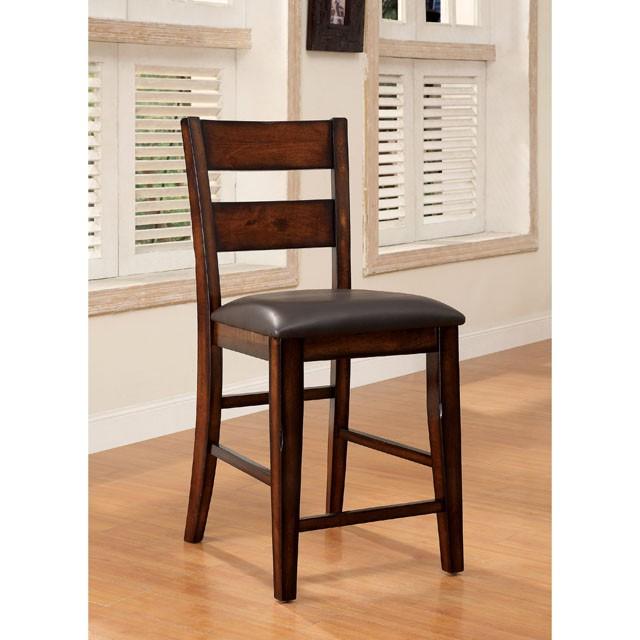 DICKINSON II Dark Cherry Counter Ht. Chair (2/CTN) - Jay's Mattress Plus (NY)
