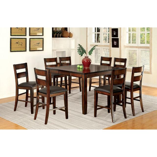 DICKINSON II Dark Cherry Counter Ht. Chair (2/CTN) - Jay's Mattress Plus (NY)