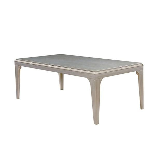 DIOCLES Silver/Gray Dining Table - Jay's Mattress Plus (NY)