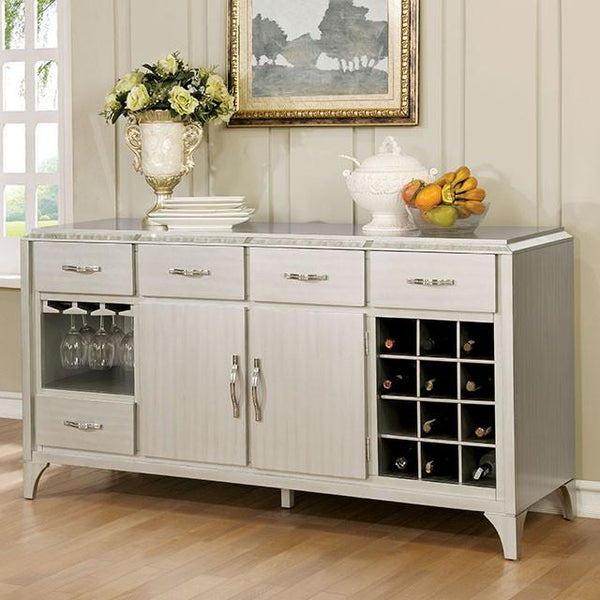 DIOCLES Silver/Gray Server - Jay's Mattress Plus (NY)