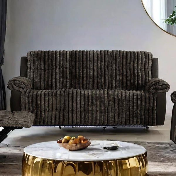 Dionysus Manual Reclining Sofa Brown - Jay's Mattress Plus (NY)