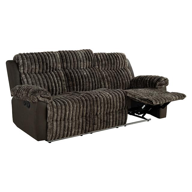 Dionysus Manual Reclining Sofa Brown - Jay's Mattress Plus (NY)