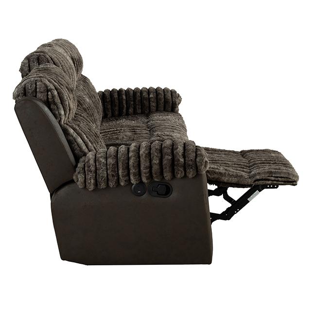 Dionysus Manual Reclining Sofa Brown - Jay's Mattress Plus (NY)