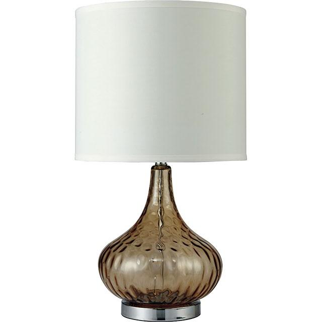 Donna Amber 15"H Glass Amber Table Lamp - Jay's Mattress Plus (NY)