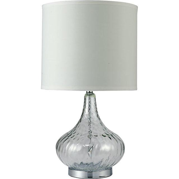 Donna Clear 15"H Glass Clear Table Lamp - Jay's Mattress Plus (NY)