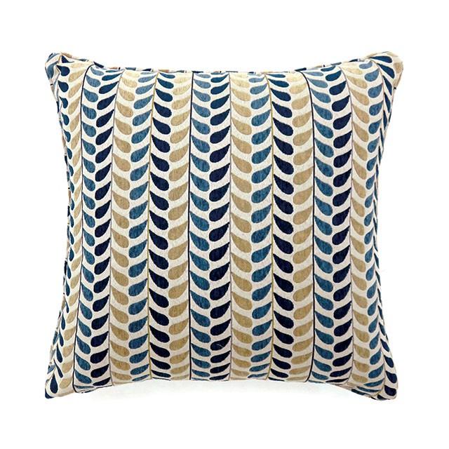 DROPP 18" X 18" Pillow, Blue & Yellow (2/CTN) - Jay's Mattress Plus (NY)