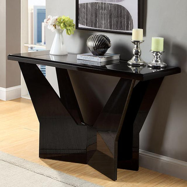 DUBENDORF Sofa Table, Black - Jay's Mattress Plus (NY)