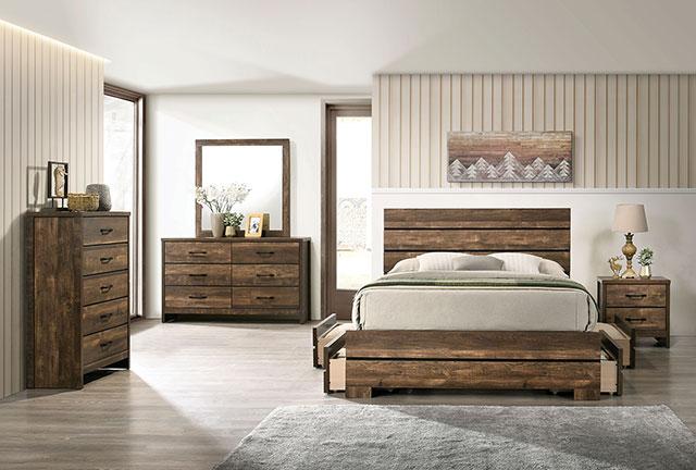 DUCKWORTH Mirror, Light Walnut - Jay's Mattress Plus (NY)