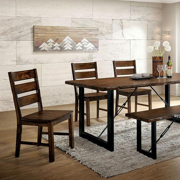 Dulce Walnut/Black Dining Table - Jay's Mattress Plus (NY)