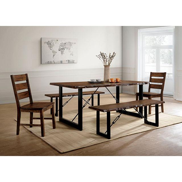 Dulce Walnut/Black Dining Table - Jay's Mattress Plus (NY)