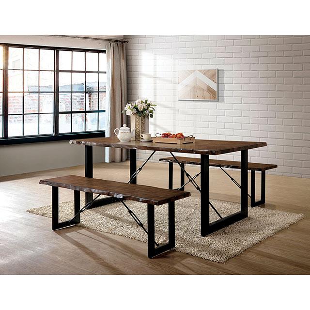 Dulce Walnut/Black Dining Table - Jay's Mattress Plus (NY)