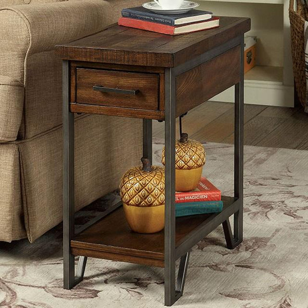 Dundalk Dark Oak Side Table - Jay's Mattress Plus (NY)