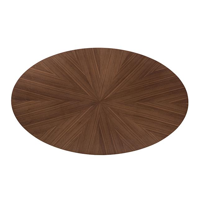 Ebikon 5 Pc Dining Table Set Walnut - Jay's Mattress Plus (NY)