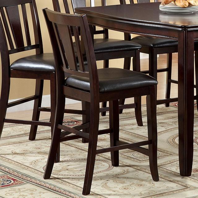 Edgewood II Espresso Counter Ht. Chair (2/CTN) - Jay's Mattress Plus (NY)