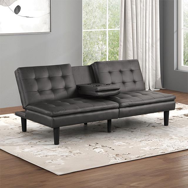 Eidsberg Futon Sofa Bed Orange, Grey, Brown, & Black - Jay's Mattress Plus (NY)