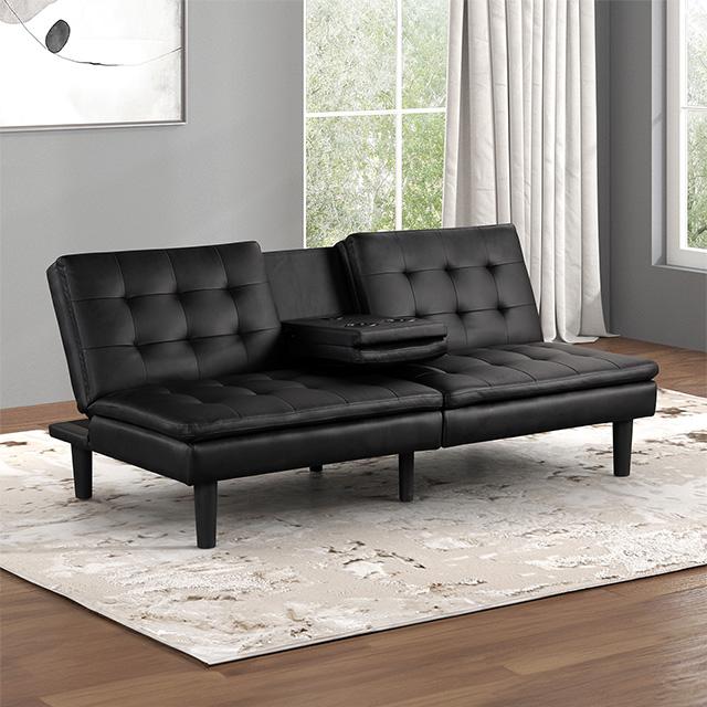 Eidsberg Futon Sofa Bed Orange, Grey, Brown, & Black - Jay's Mattress Plus (NY)