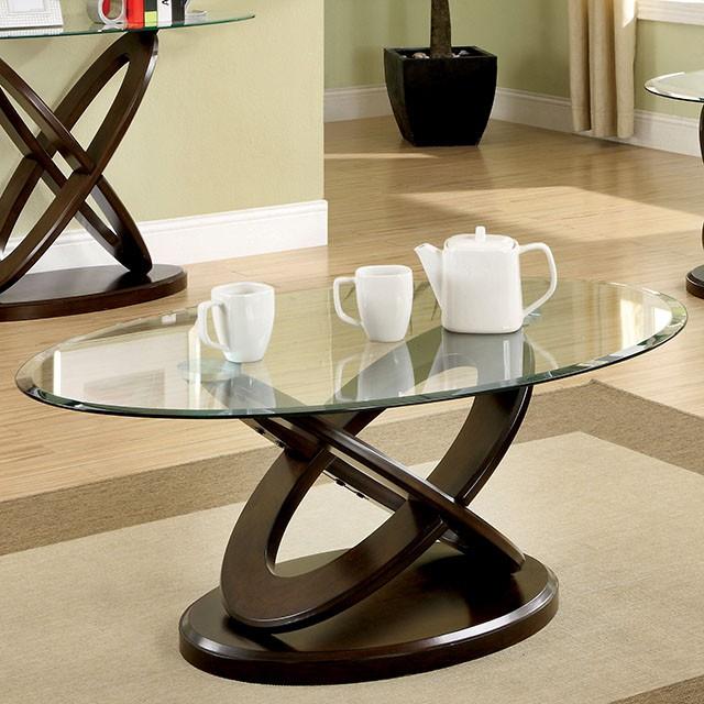 Atwood II Dark Walnut Coffee Table - Jay's Mattress Plus (NY)