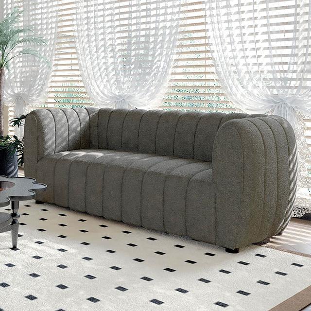 AVERSA Loveseat, Black, Gray, & White - Jay's Mattress Plus (NY)