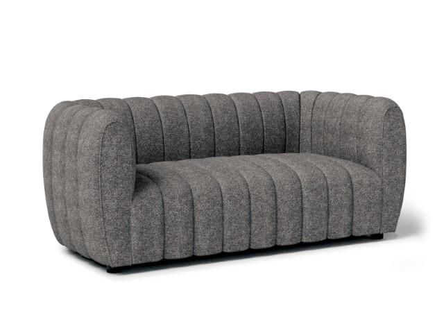 AVERSA Loveseat, Black, Gray, & White - Jay's Mattress Plus (NY)