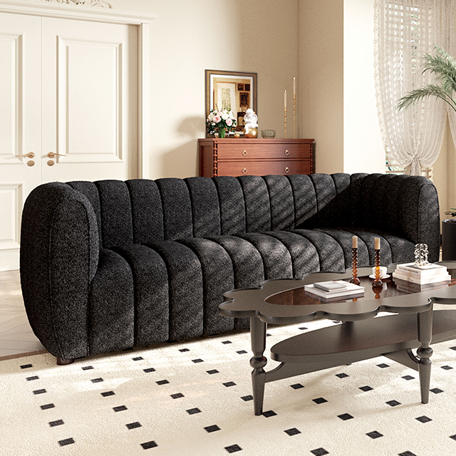 AVERSA Sofa, Black, Gray, & White - Jay's Mattress Plus (NY)