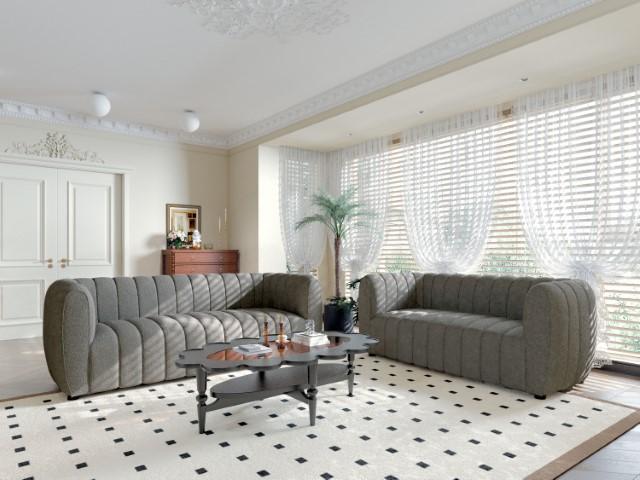 AVERSA Sofa, Black, Gray, & White - Jay's Mattress Plus (NY)