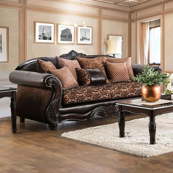 ELPIS Brown/Espresso Sofa - Jay's Mattress Plus (NY)