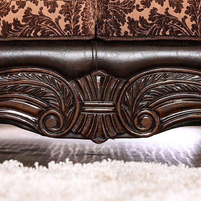 ELPIS Brown/Espresso Sofa - Jay's Mattress Plus (NY)