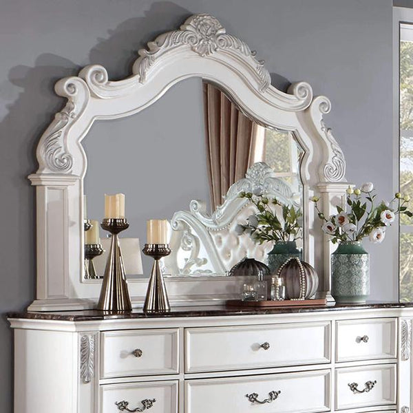 ESPARANZA Mirror, Pearl White - Jay's Mattress Plus (NY)
