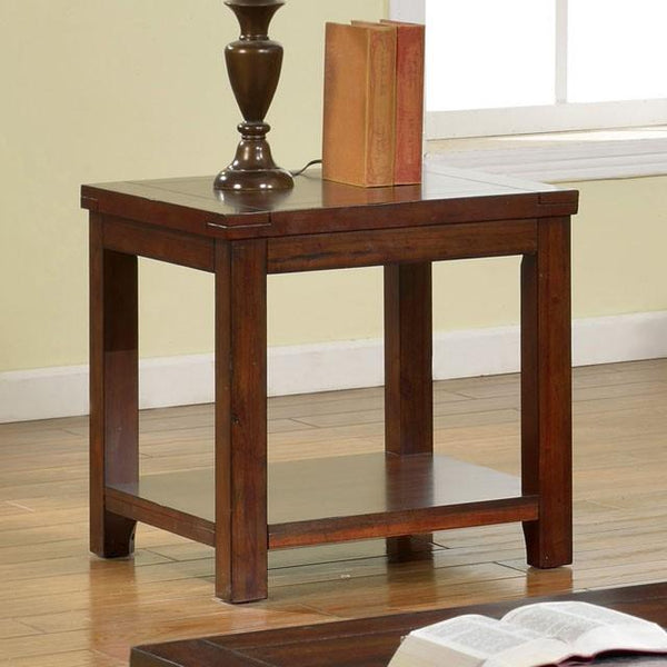 ESTELL Dark Cherry End Table, Cherry - Jay's Mattress Plus (NY)
