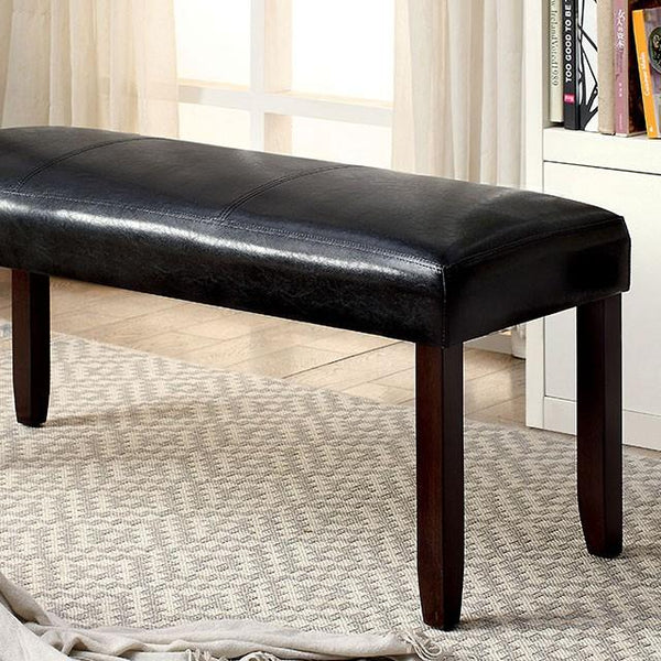 EMMONS I Dark Cherry/Espresso Bench - Jay's Mattress Plus (NY)