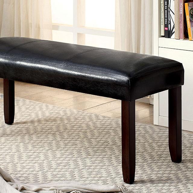 EMMONS I Dark Cherry/Espresso Bench - Jay's Mattress Plus (NY)