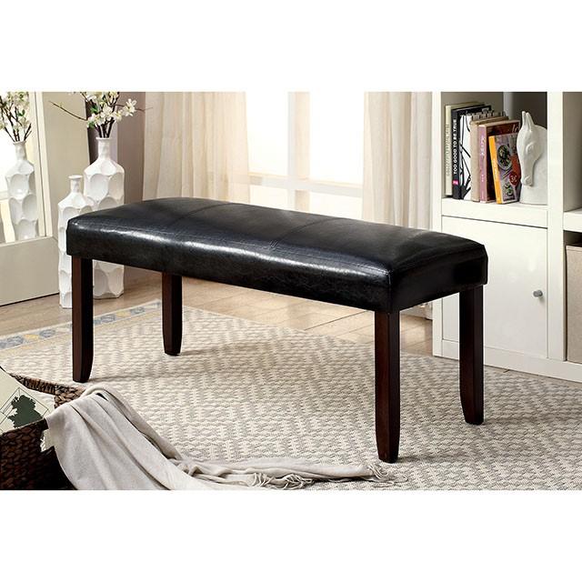 EMMONS I Dark Cherry/Espresso Bench - Jay's Mattress Plus (NY)