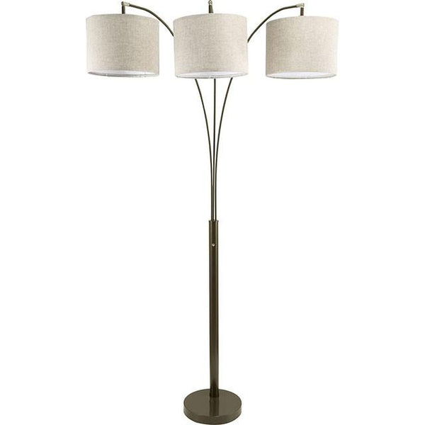 Fanny Brown 80"H Brown Arch Lamp - Jay's Mattress Plus (NY)