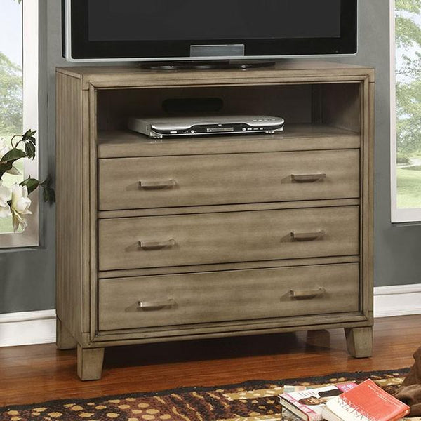 ENRICO I Gray Media Chest - Jay's Mattress Plus (NY)