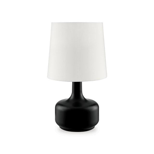 Farah Black 17"H Matte Black Table Lamp - Jay's Mattress Plus (NY)