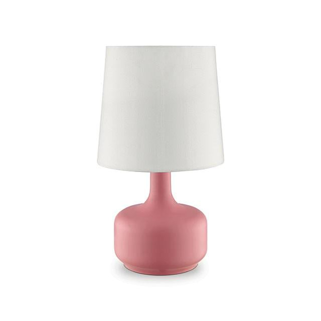 Farah Pink 17"H Matte Pink Table Lamp - Jay's Mattress Plus (NY)