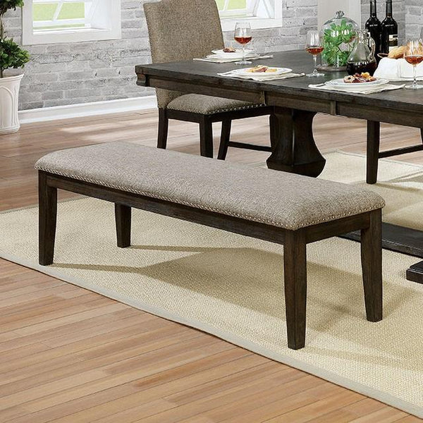 Faulk Espresso Bench - Jay's Mattress Plus (NY)