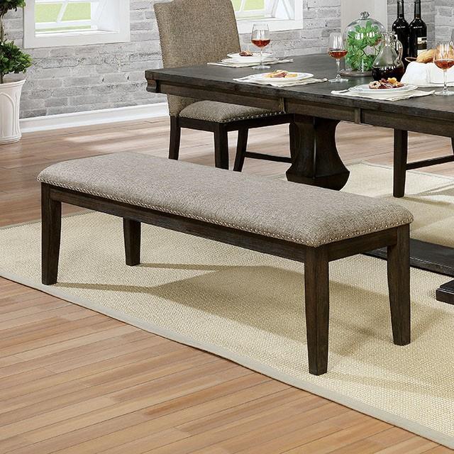 Faulk Espresso Bench - Jay's Mattress Plus (NY)