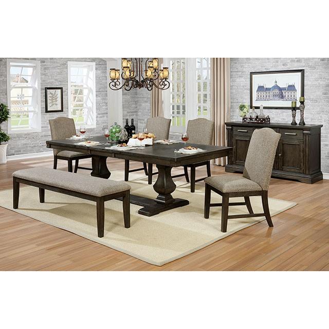 Faulk Dining Table Set with Bench - Jay's Mattress Plus (NY)
