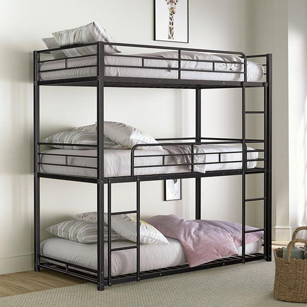 Felgu Triple Twin Metal Bunkbed - Jay's Mattress Plus (NY)