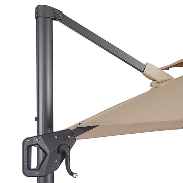 Fida 8 Ft Square Umbrella w/ Double Top + 37" Large Base - Jay's Mattress Plus (NY)