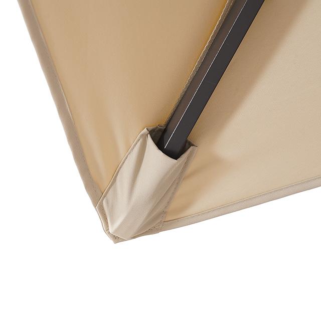 Fida 8 Ft Square Umbrella w/ Double Top + 37" Large Base - Jay's Mattress Plus (NY)