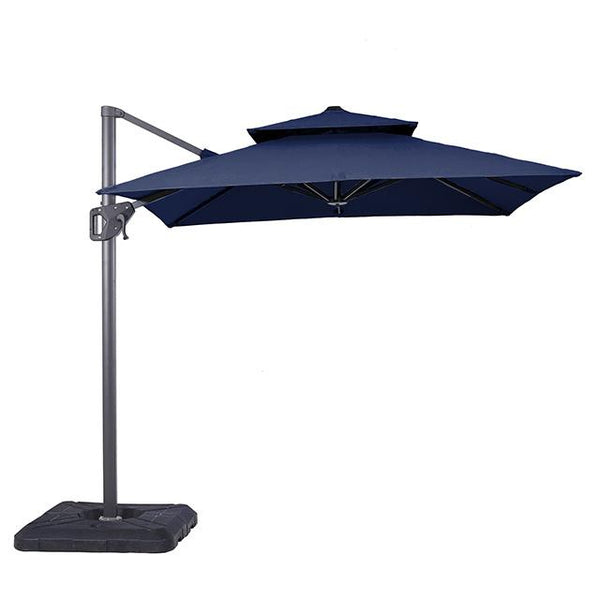 Fida 8 Ft Square Umbrella w/ Double Top + 37" Large Base - Jay's Mattress Plus (NY)