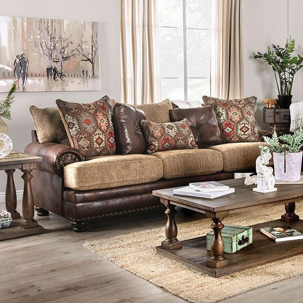 Fletcher Brown/Tan Sofa - Jay's Mattress Plus (NY)