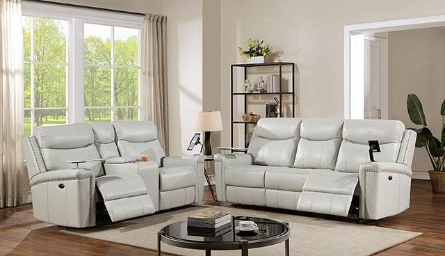 FLORINE Power Sofa, Light Gray - Jay's Mattress Plus (NY)