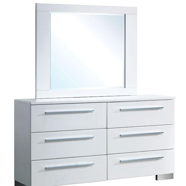 CLEMENTINE Glossy White Dresser - Jay's Mattress Plus (NY)