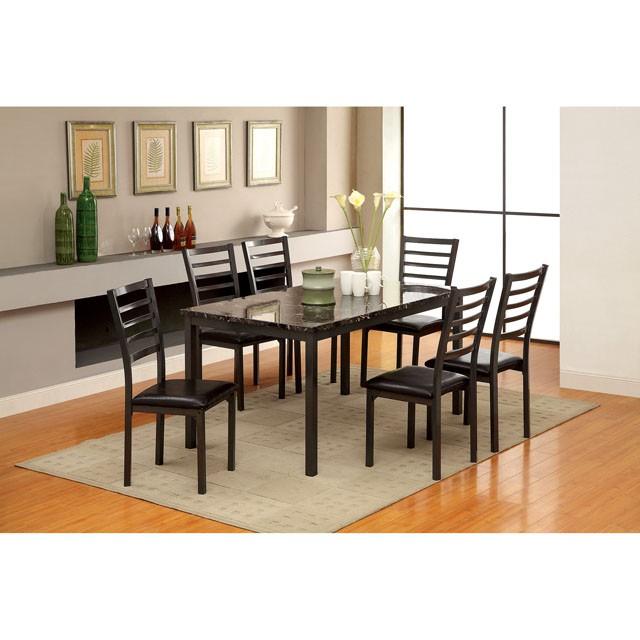 COLMAN Black 60" Dining Table - Jay's Mattress Plus (NY)