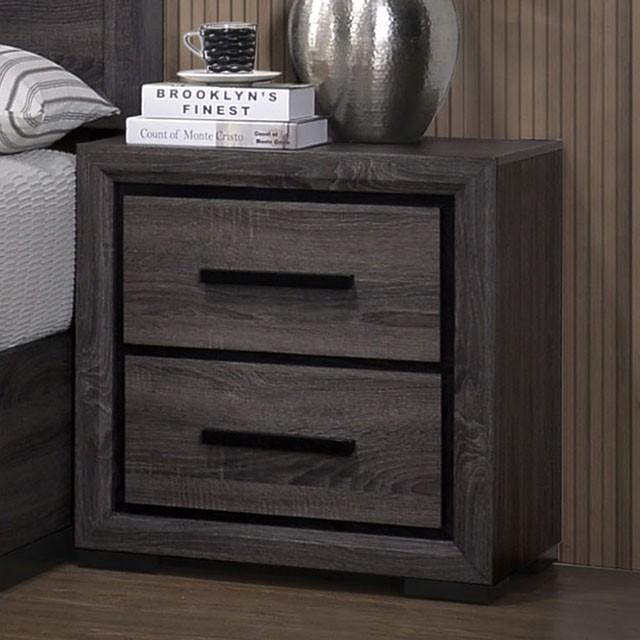 Conwy Gray Night Stand - Jay's Mattress Plus (NY)